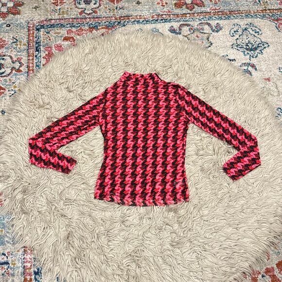 AFRM Zadie Top in Pink Herringbone size large - Picture 1 of 4